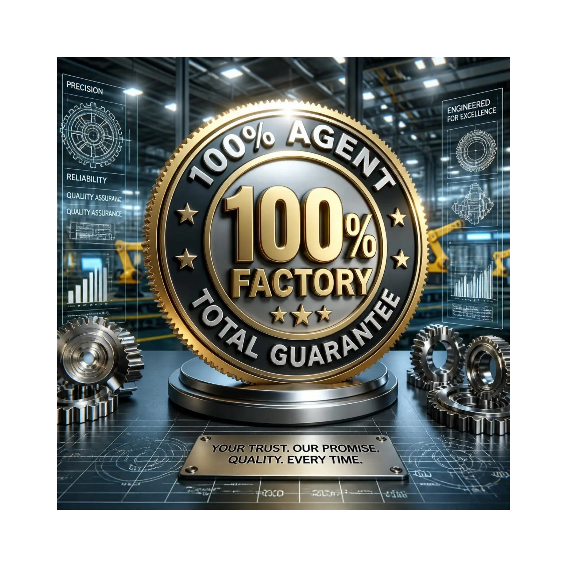 Sello de garantía 100% Agent Factory